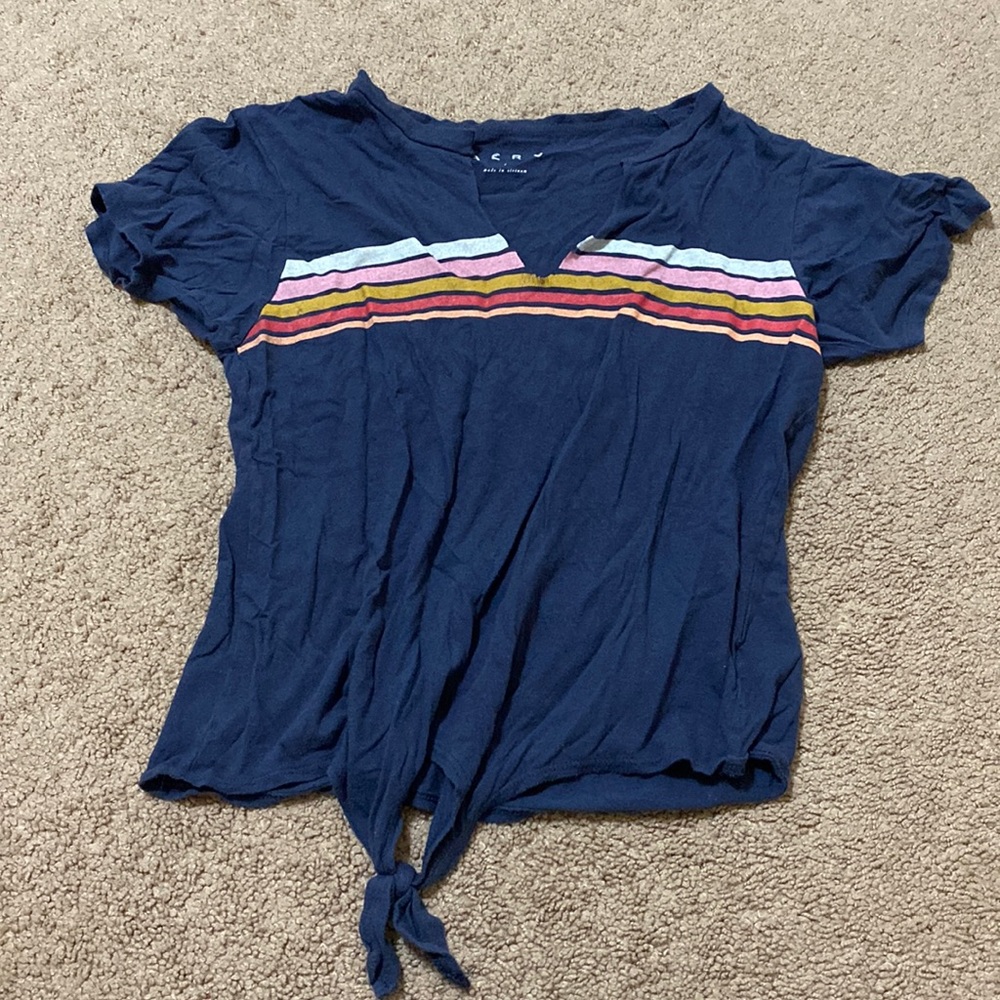 small Aeropostale tie up shirt